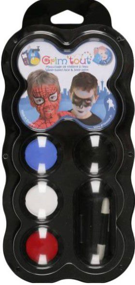 GT41223 GRIM/'TOUT Set complet Super héros 4 couleurs