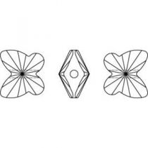 Papillon 5754 8 mm Crystal AB x1 Cristal Swarovski