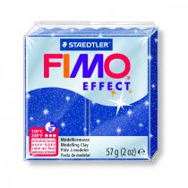 Pâte Fimo Effect 57g Bleu Pailleté n°302