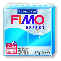 Pâte Fimo Effect 57g Bleu Transparent n°374