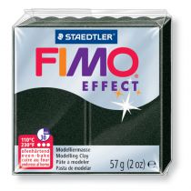 Pte Fimo Effect 57g Noir Perle n907