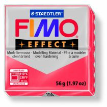 Pte Fimo Effect 57g Rouge Transparent n204