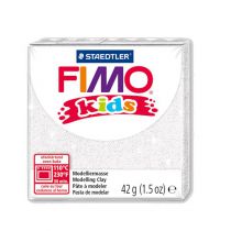 Pte Fimo Kids 42g Blanc Paillet n52