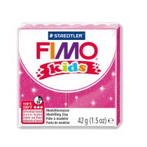 Pâte Fimo Kids 42g Rose Pailleté n°262