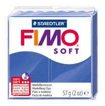 Pâte Fimo Soft 57g Bleu Vif n°33