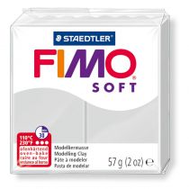 Pte Fimo Soft 57g Gris Dauphin n80