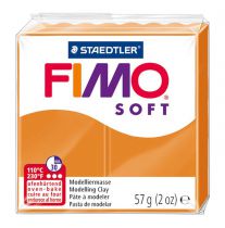 Pâte Fimo Soft 57g Orange Clair n°41