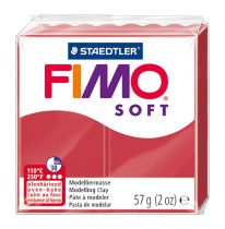 Pâte Fimo Soft 57g Rouge Cerise n°26