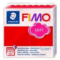 Pte Fimo Soft 57g Rouge Nol n2