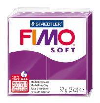 Pâte Fimo Soft 57g Violet Pourpre n°61