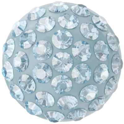 Pav� Cabochon 8mm Aquamarine Swarovski 