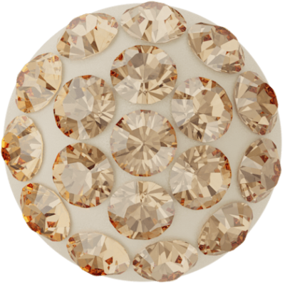 Pav� Cabochon 8mm Crystal Golden shadow Swarovski 