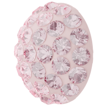 Pavé Cabochon 8mm Light Rose Swarovski 