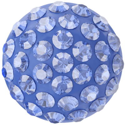 Pav� Cabochon 8mm Sapphire Swarovski 