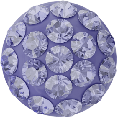 Pav� Cabochon 8mm Tanzanite Swarovski 