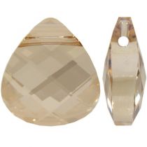 Pendentif-6012-Goutte Briolette-15,4x14mm-Crystal-golden-shadow-cristal Swarovski x 1