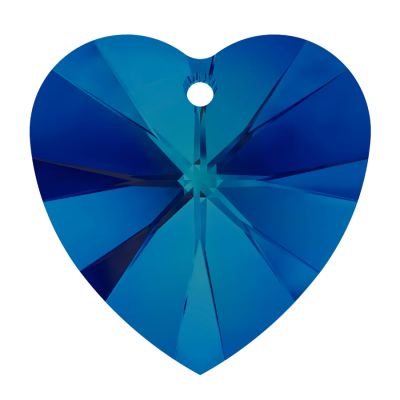 Pendentif Coeur 6202-10,3x10mm Crystal Bernuda Blue x1 Swarovski