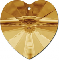 Pendentif Coeur 6202-10,3x10mm Crystal Golden Shadow x1 Swarovski
