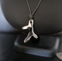 Pendentif corail 6790 30mm Aquamarine x1 cristal Swarovski, bleu aigue-marine