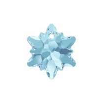 Pendentif edelweiss 6748 Fleur 18mm Aquamarine Swarovski x1