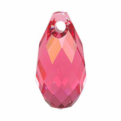 Pendentif Goutte Briolette 6010-17x8,5mm-Crystal Fuchsia cristal Swarovski x 1