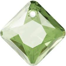 Pendentif Princess Cut Pendant 6431 P�ridot 11,5mm x1