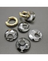 Pendentif Victory 6041-28mm Crystal Satin Cristal Swarovski X1