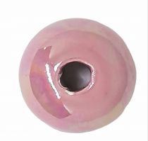 Perle céramique Rose clair 13mm