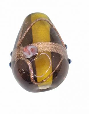 Perle indienne poire - goutte topaz 20mm x1