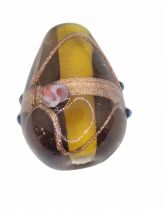 Perle indienne poire - goutte topaz 20mm x1