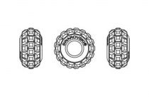 Perle Pav&eacute; Swarovski BeCharmed rose � compatible bracelet type Pandora