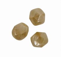 Perles facettes 4mm Caramel clair lustré  x50