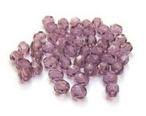 Perles facettes 4mm Light amethyste x50