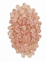 Perles facettes 4mm Rose Clair x50