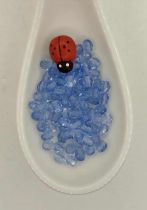 Perles facettes 4mm Sapphire clair x50