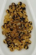 Perles facettes 4mm Topaz tigré  x50