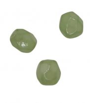 Perles facettes 4mm Vert opal lézardé  x50