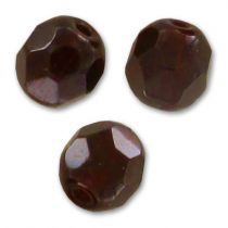 Perles facettes 6mm Garnet Bordeaux x20