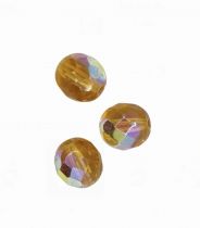 Perles facettes 8mm Topaz AB x10
