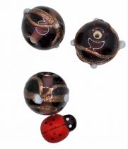 Perles rondes indiennes amethyste 15mm x1