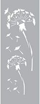 Pochoir Décor Fleurs de pissenlits 15 x 40 cm Graine Créative