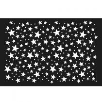 Pochoir étoiles 15x15 cm Artémio