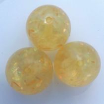 Polaris ronde 20mm jaune cristalisé