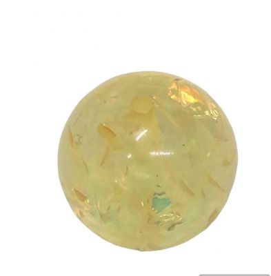 Polaris ronde 20mm jaune cristallis� x1