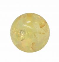Polaris ronde 20mm jaune cristallisé x1