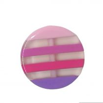 Polaris ronde plate 20mm rose/violet x1