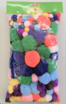 Pompons assortis 300 pices 