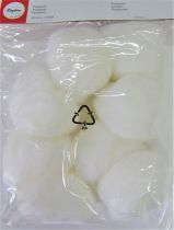Pompons  60mm 8 pices blanc