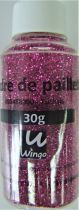 Poudre de paillettes fuchsia 30 grs x1