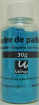 Poudre de paillettes holographique turquoise 30 grs x1